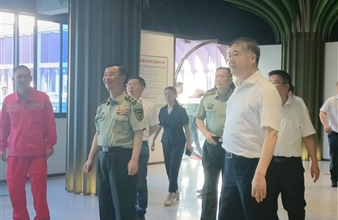 四川省委常委、省军区政治委员田晓蔚莅临海诺尔内江环保发电公司指导调研
