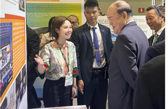 贺一诚、赵英民莅临2023年澳门国际环保合作发展论坛及四川馆海诺尔展位